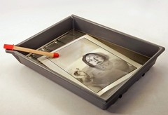 RueBoisLeVent 1971 DARKROOM SCULPTURE B&W PRINT by Guy Le Baube