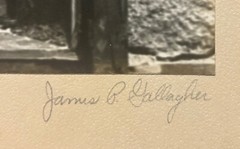 Original JAMES P GALLAGHER ‘The Parting’ TRAINS B&O Railroad Gelatin PHOTOGRAPH