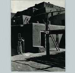 1929 1963 Ansel Adams Woman Winnowing Grain Taos New Mexico Art Photo 11X14