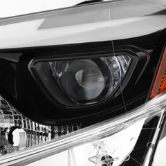 – Fits 2014 2015 2016 Toyota Corolla LED Tube DRL Running Projector Black Headli