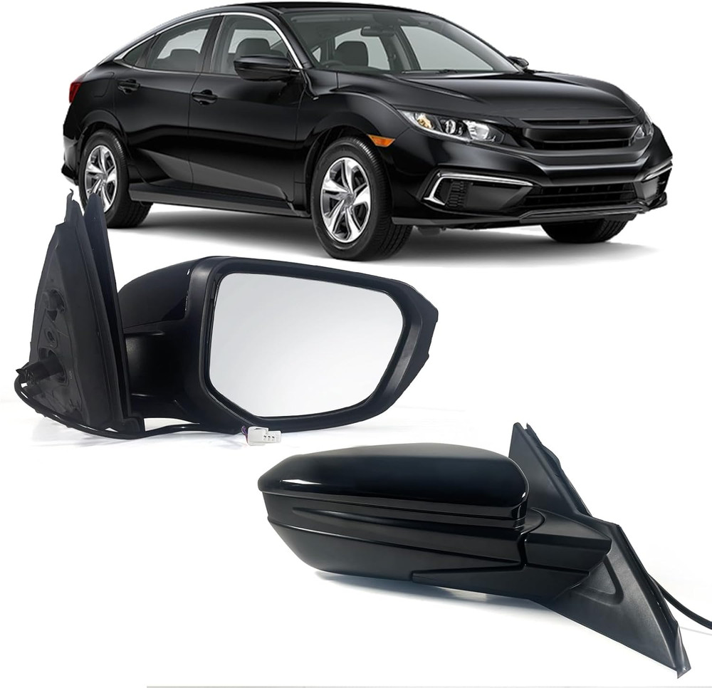 Right Passenger Side Door Mirror for 2016-2021 HONDA CIVIC LX SE Sport with Powe