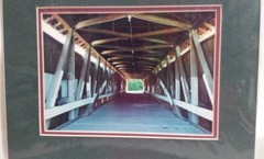 Mecca Bridge Fine Art Architectural Photography 5”x7” Matted John A Kuhn Indiana