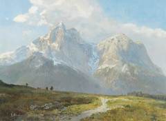 Mountain Landscape Konrad Petrides 11×15 Art Print