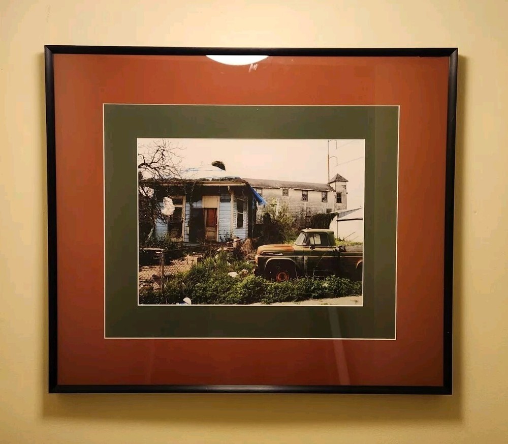 Louisiana Bayou Green Truck Blue Home Train Art Photograph Suzi Persky w-Y