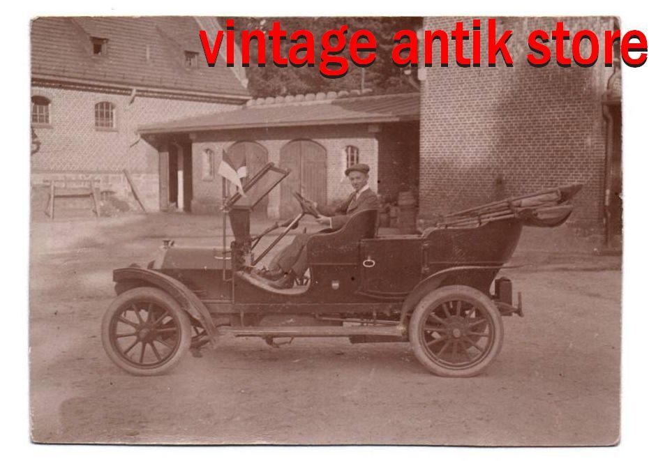 Photograph Automobile Circa 1910 Passenger Car Auto Vintage
