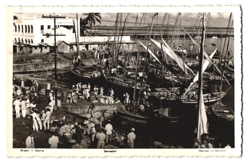 Photograph Salvador / Brazil – Bahia, sailboats in port