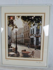 VTG Framed Dennis Barloga Photograph Bragges Belgium Signed Numbered Cage Scene