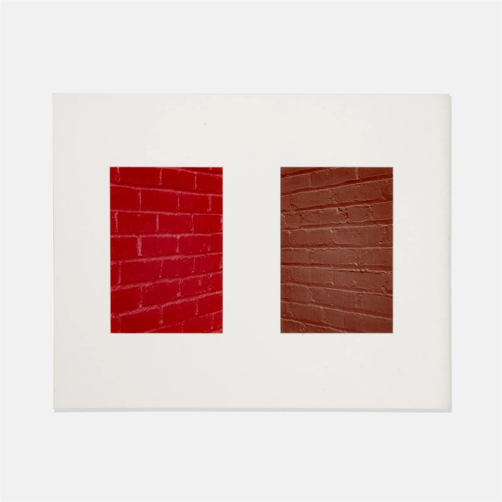 Ralph Gibson, Untitled (Red and Brown Brick Wall Details)
