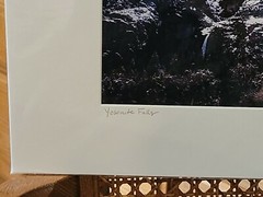 JOHN ROBERTS 2014 SIGNED 11X14 PHOTO YOSEMITE FALLS VALLEY SNOW