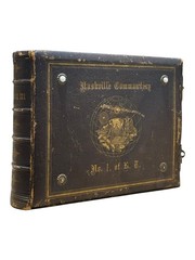 Reconstruction Era Nashville Commandery No 1 Knights Templar CDV Album / 1868