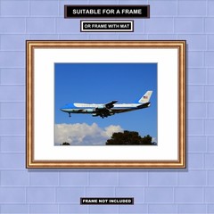 POTUS 8×10 inch Air Force One (SAM2900) Fine Art Unframed Photo Print AVAP1002