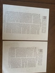 Famous English Poets Pamphlet & 6 Intaglio-gravure Pictures 9.5” H X 7”W
