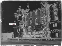 Château Saint-Germain-en-Laye, Glass Photo Plate, Black & White Negative 9×12 Cm