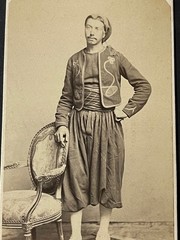 Photo Antique Towards 1890 CDV Zouave Portrait Soldier Militaria Xixth Jaquet