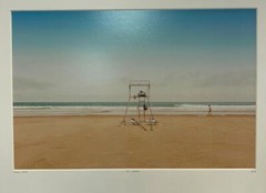 Ludwig Favre France Life Guards Beach Ocean Sea Sand YellowKorner Photograph