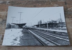 Large B/W Photo Cologne Limestone Railway Station???
