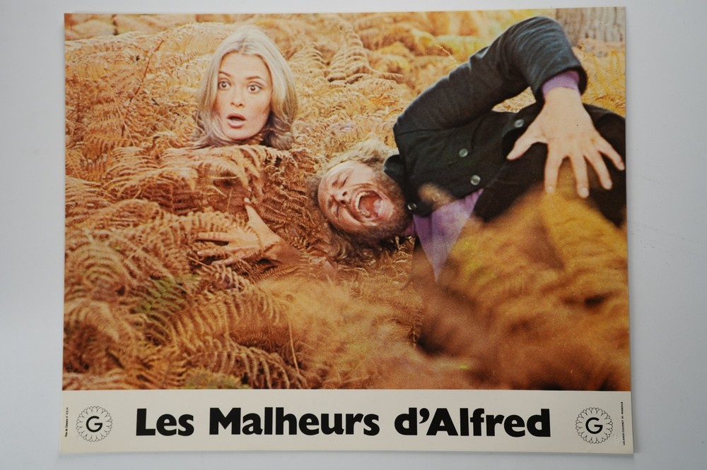 Photo Cinema Lobby Cards The Misfortunes Of Alfred 21X28Cm 1970 Pierre Richard