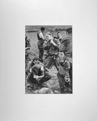 VIETNAM WAR: Shaving, Quiet in Paddy Fields, 1965 by John Philby