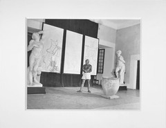 PABLO PICASSO, Studio, France, 1947 by Nick de Morgoli /PIX-K/ VINTAGE / STAMPED