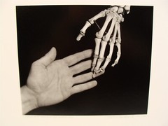 2 Original 2007 Charles Fendrock Skeleton Hands Photograph