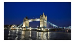 London Tower Bridge at Night, High Resolution Image, Many Formats, TV Art