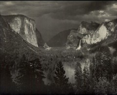 1949 Ansel Adams Yosemite Valley Thunderstorm Original Art Photo Gravure