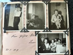 Old photo album civilian with defects, from 1919 281025/92