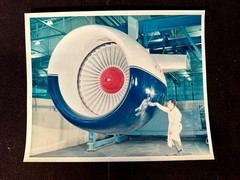 Vtg 1989 GE Aircraft Engine Technical Photos Lot 7 General Electric Jet Aviation