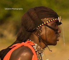 Maasai Warrior, Masai Mara, Kenya 11 x 14 Print Metallic Paper