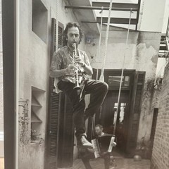 Zion Ozeri Signed ‘Klezmer Duo’ Buenos Aires Photograph Framed 21×17″ Judaism