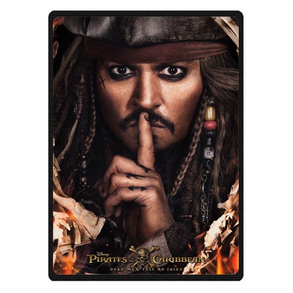 great Pirates Of The Caribbean Soft Warm Single-Side Printing Fleece Blanket