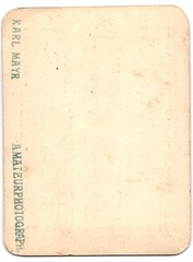 Photograph Karl Mayr, K.u.K. Fireman Joh. Mayr in uniform with helmet and Ka
