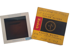 Vtg 60s Richard Stacks Ektachrome Slide Graveyard Field Mardela Route 50 MD