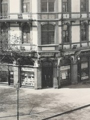 Large Phototype 1889. Berlin. Residential building Potsdamer Straße 69 corner Winterfeldstra