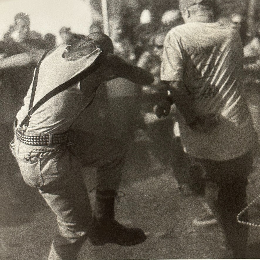 Photograph Silver Gelatin Print Janine Gordon 20×24″ B/W Mosh Pit SkinHead Skank