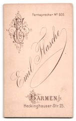 Photograph Emil bottle, Barmen, Heckinghauser-Str. 25, portrait woman in bestic