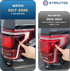 LED Tail Lights for 2017 2018 2019 2020 Ford Raptor F150 | Right Passenger Side