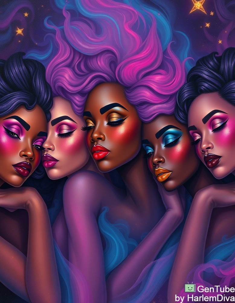 Digital Art AI Picture Photo Pic Wallpaper Background Harlem Dive Beauty