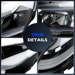 Full LED Headlights, Compatible with 2021-2023 Tesla 3 Tesla Y Base Mayor Perfor