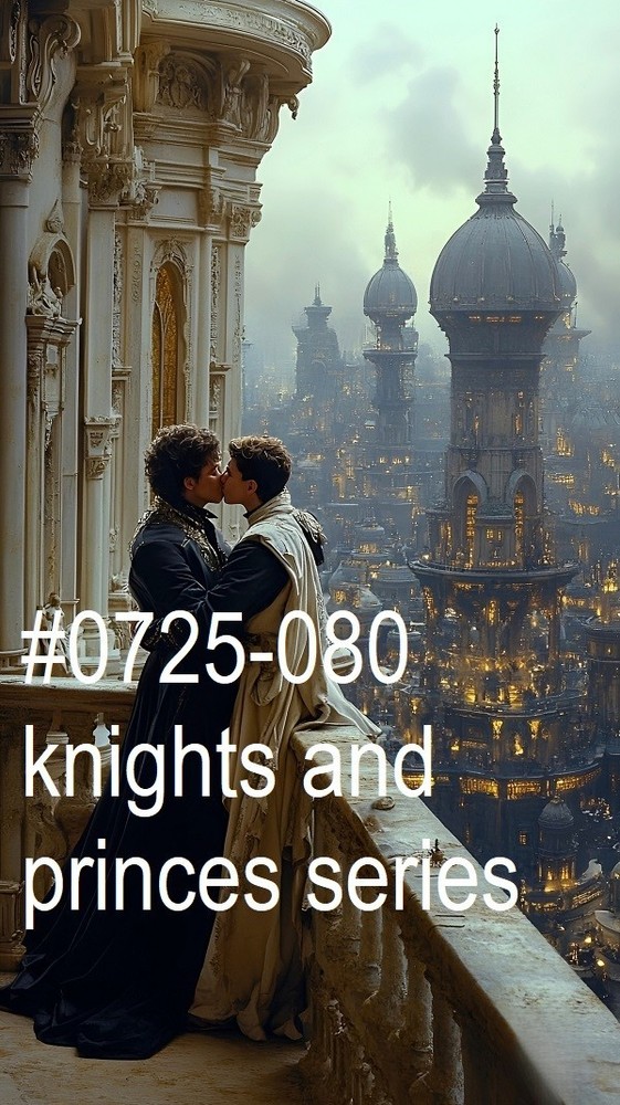 MALE PORTRAIT #0725-080 -princes and knights series – free shipping in usa