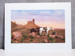 Linda Hanselman Monument Valley Lithograph 20/250 10 1/2 x 17″