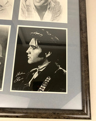 Elvis Presley The King Rock n Roll Art Photographs Framed Ready to Hang 23×27