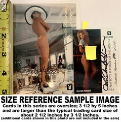 1999 Playboy CINDY GUYER Autograph #712/1300 #3SG 3 1/2×5 Inch Celebrity Card