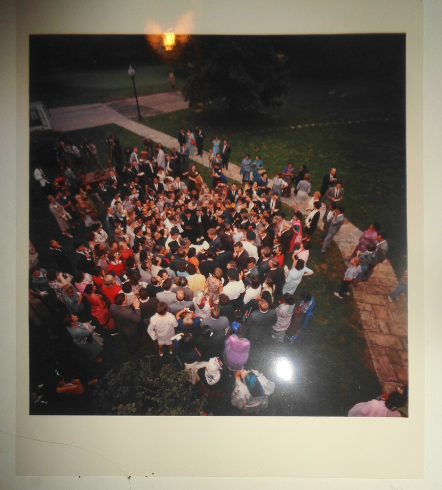1962 President Kennedy Original Photo: Rose Garden – Our People Get Along Well