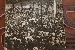 Old Photo Casserole – Dancing, Flag, Man on Top of a Bre, 1910-20??