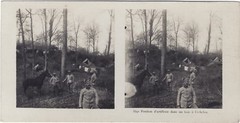 Grande Guerre Artillery WW1 Stereo Photo Vintage Tirage Original