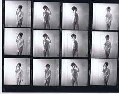 NEWLY FOUND! Hendrickson PHOTO Contact Sheet Proof Negatives Pin-Up NUDE MRS
