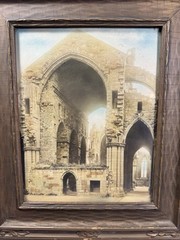 GEORGE B. PETTY Hand Colored PHOTOGRAPH Melrose Abbey Scotland Photo