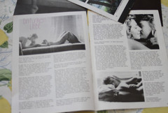 6x photo sheet 1988 1987 Madonna musician woman art nude GDR the magazine BG