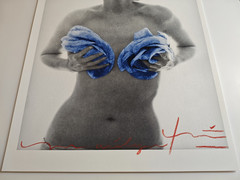 Bert Stern – Marilyn Monroe classic blue roses – signed